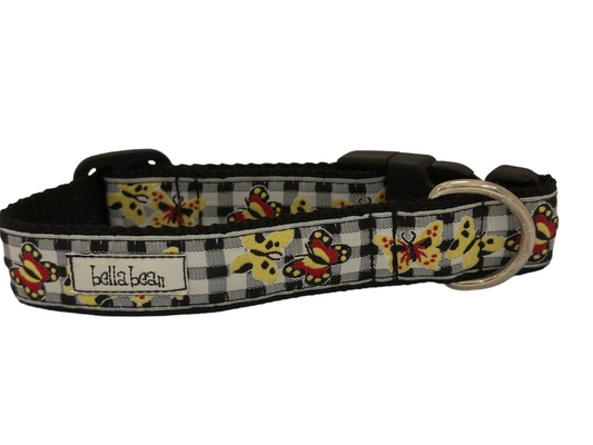 Butterflies in Gingham Collars & Leads