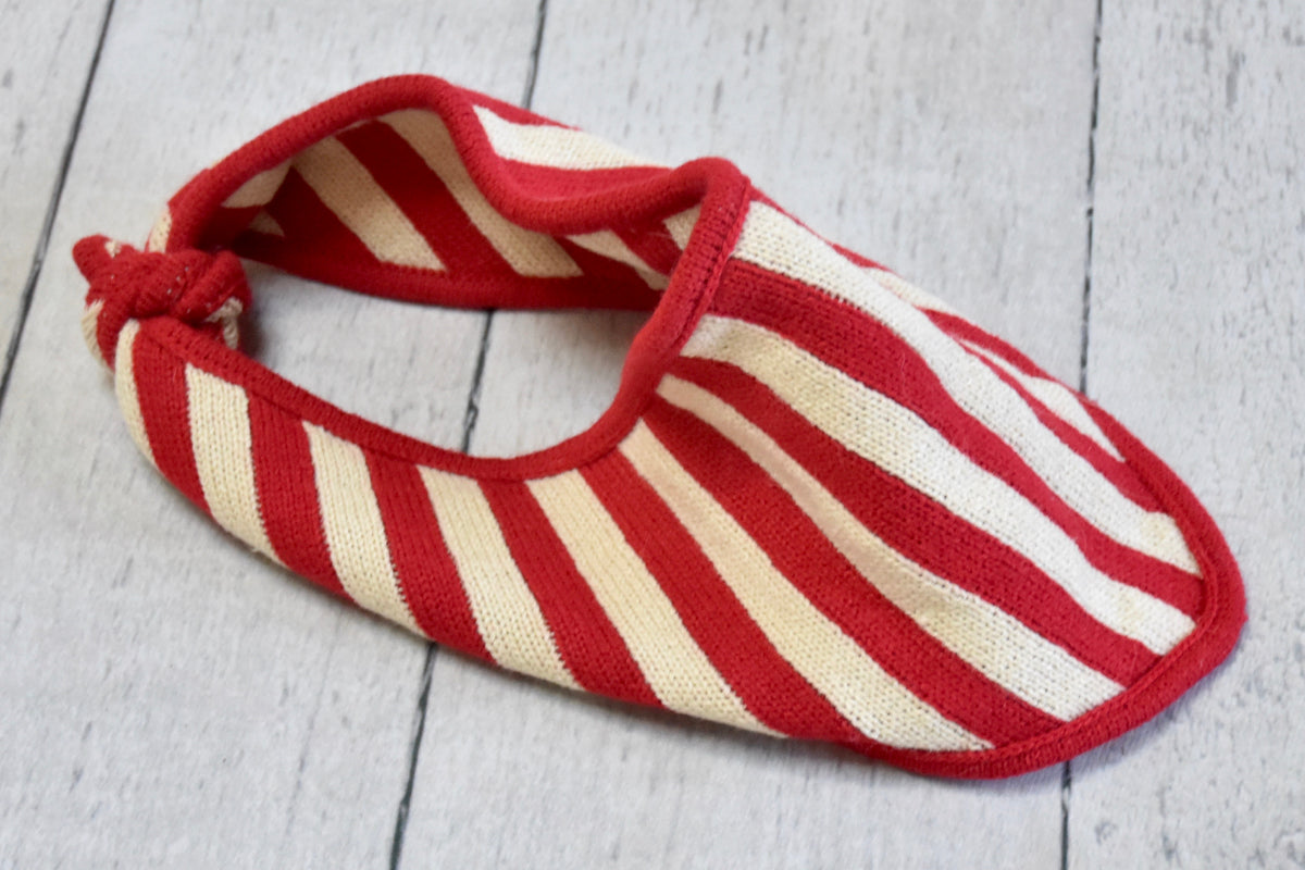 Red Cabin Knit Scarf (Bandana)