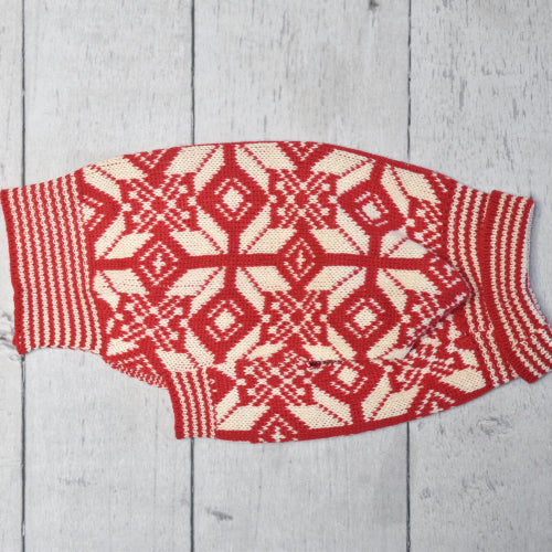 Red Nordic Sweater