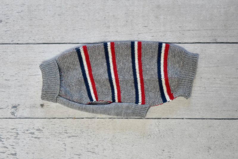 Heather Grey Stripe Sweater