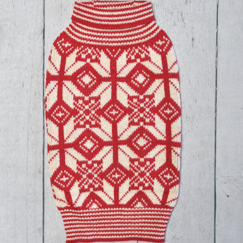 Red Nordic Sweater
