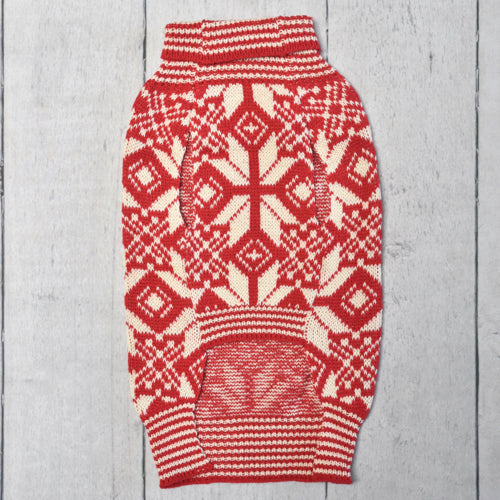 Red Nordic Sweater