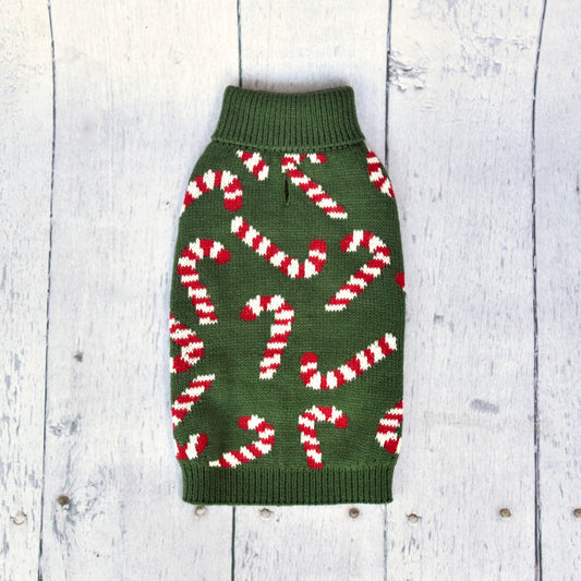 Vintage Candy Cane Sweater