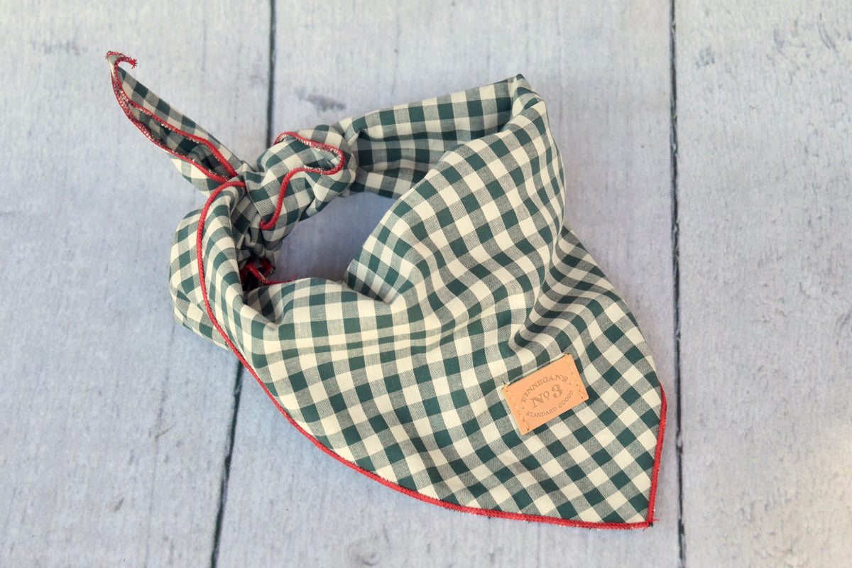 Pine Gingham Bandana