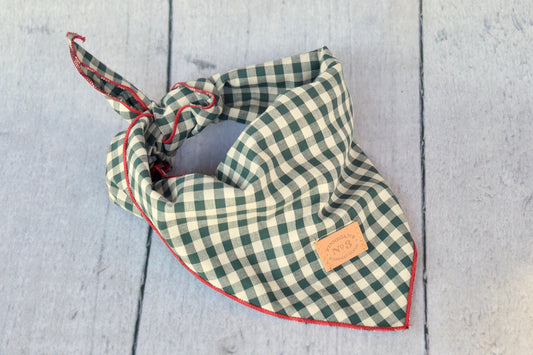 Pine Gingham Bandana