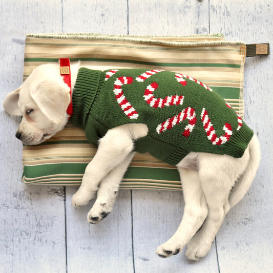 Vintage Candy Cane Sweater