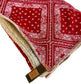 Red Bandana Blanket Bed