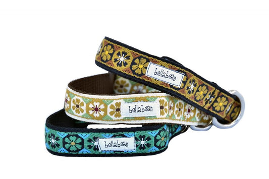 1 inch 70s Flowers Collars & Leads