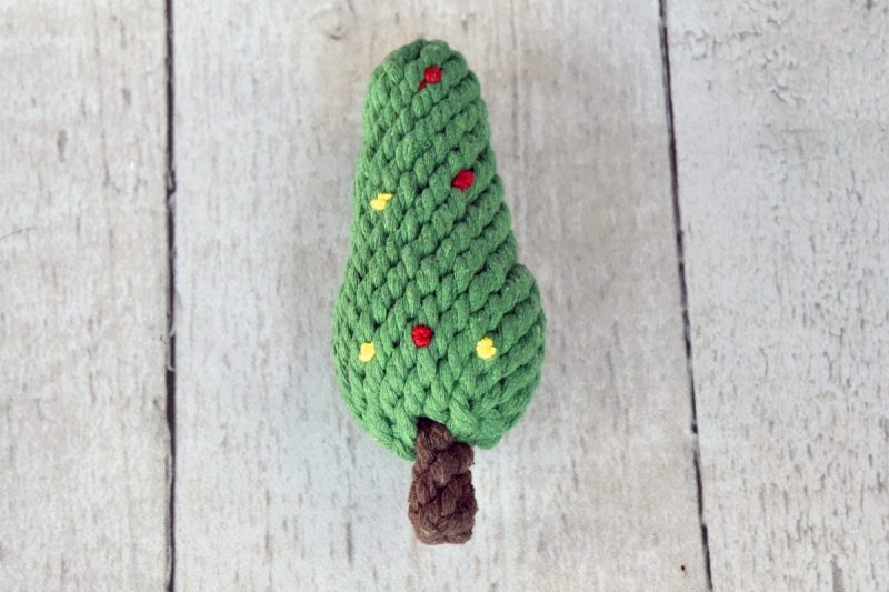 Christmas Tree Rope Toy