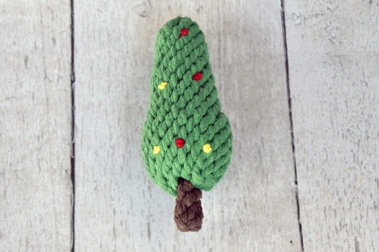 Christmas Tree Rope Toy