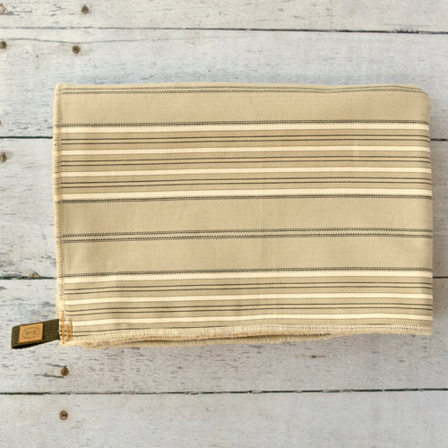 Khaki Market Stripe Blanket