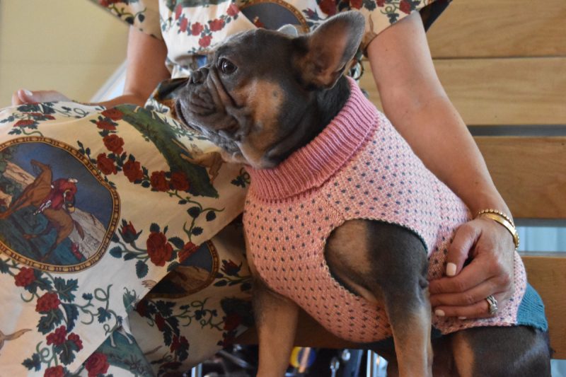 Vintage Pink Ski Sweater