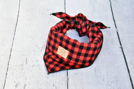 Red Buffalo Plaid Bandana